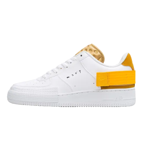 Nike Air Force 1 Type White Gold