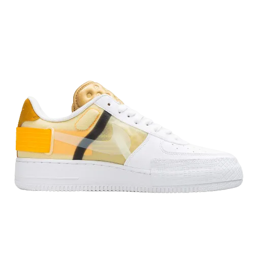 Nike Air Force 1 Type White Gold