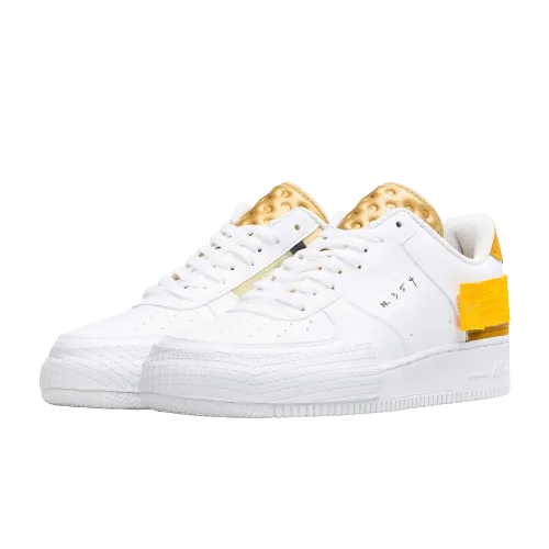 Nike Air Force 1 Type White Gold