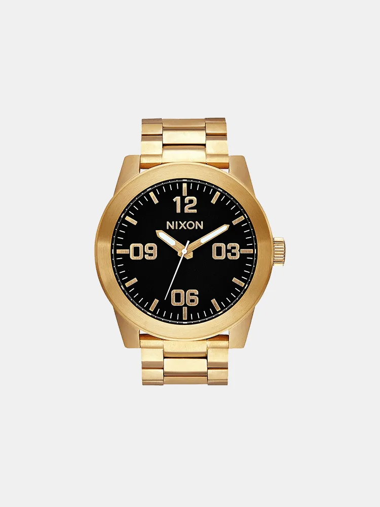 Nixon Corporal SS 48mm Watch - All Gold / Black