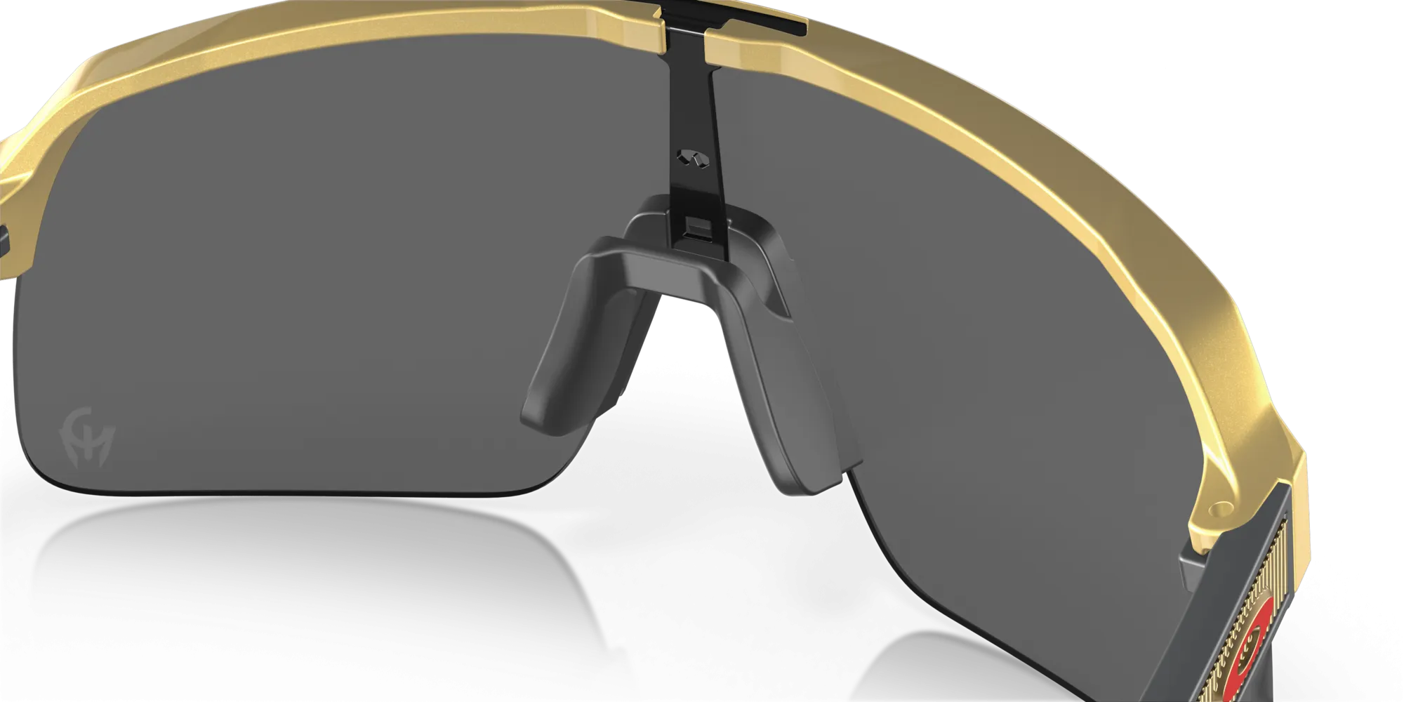 Oakley Sutro Lite Prizm Black Lenses Olympic Gold Frame