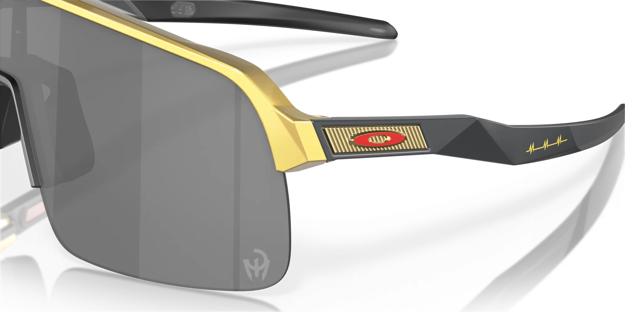 Oakley Sutro Lite Prizm Black Lenses Olympic Gold Frame