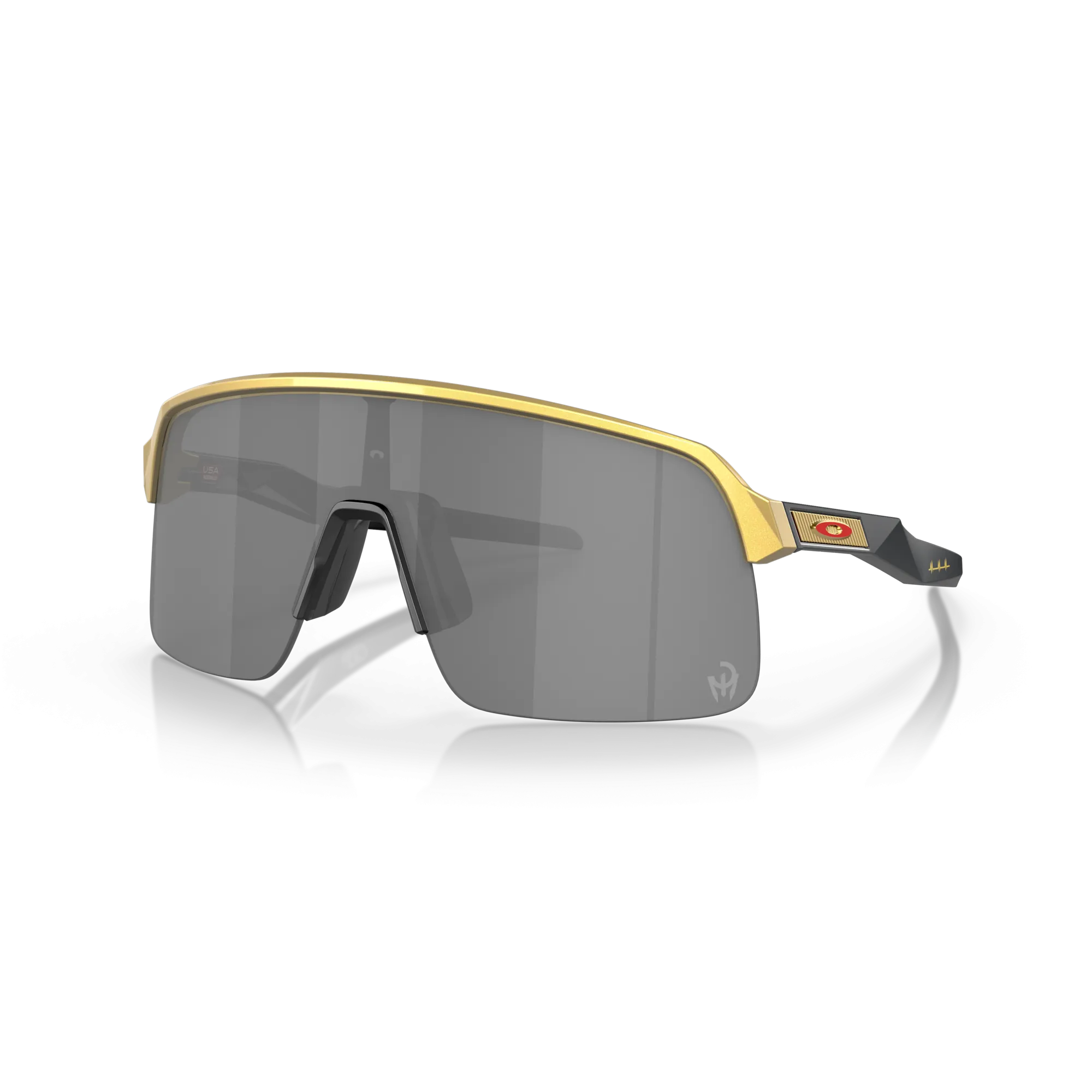 Oakley Sutro Lite Prizm Black Lenses Olympic Gold Frame