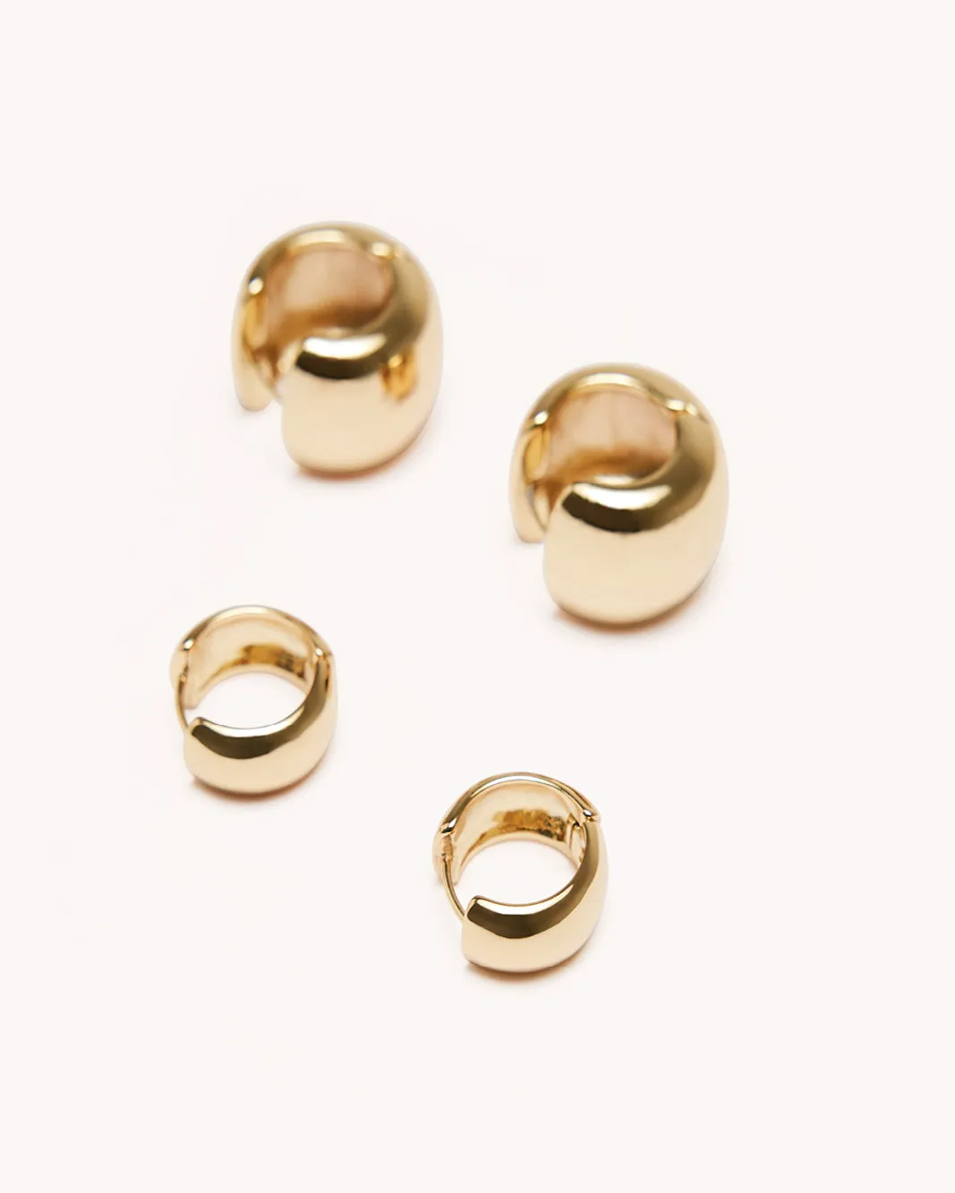 OTTAVIA EARRING 2 PACK - GOLD PLATED 18K