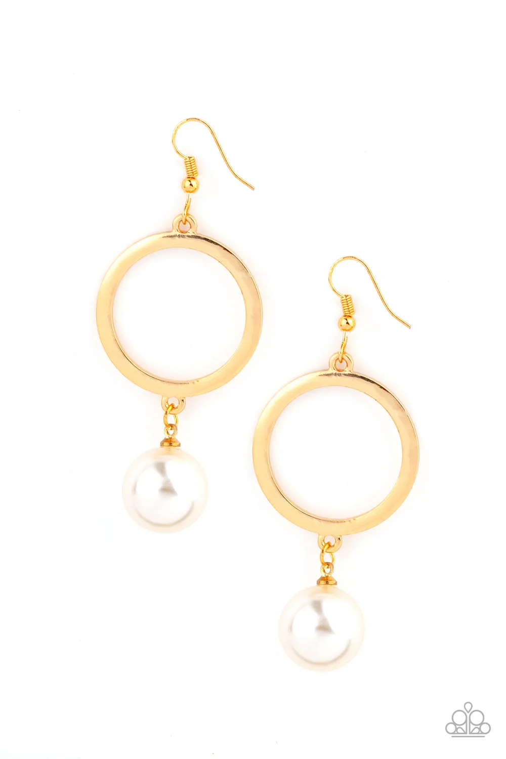 Paparazzi SoHo Solo - Gold Earrings