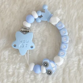 Personalised Baby Pacifier Clip