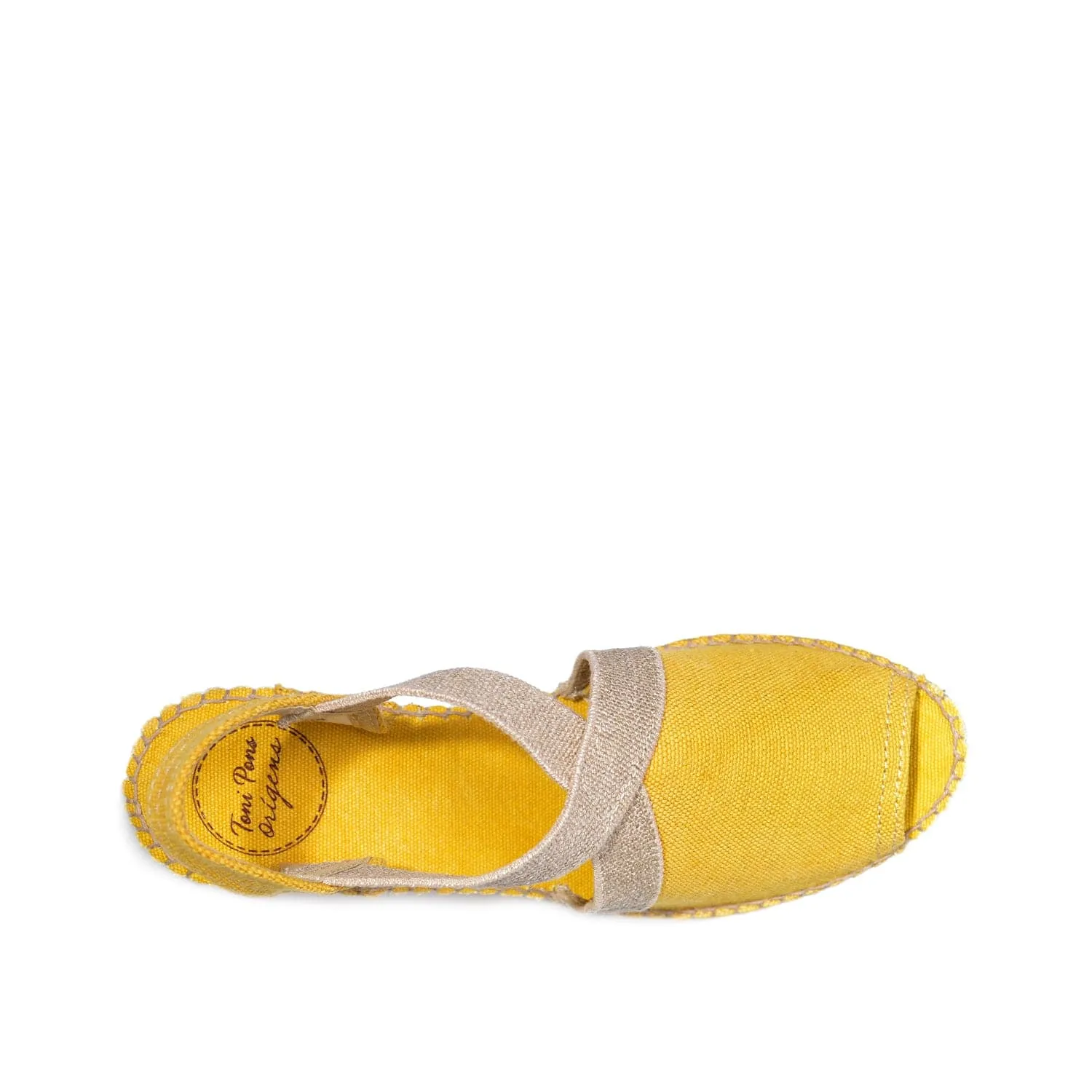 Plain Canvas Wedge Espadrille for Women - Breda-V