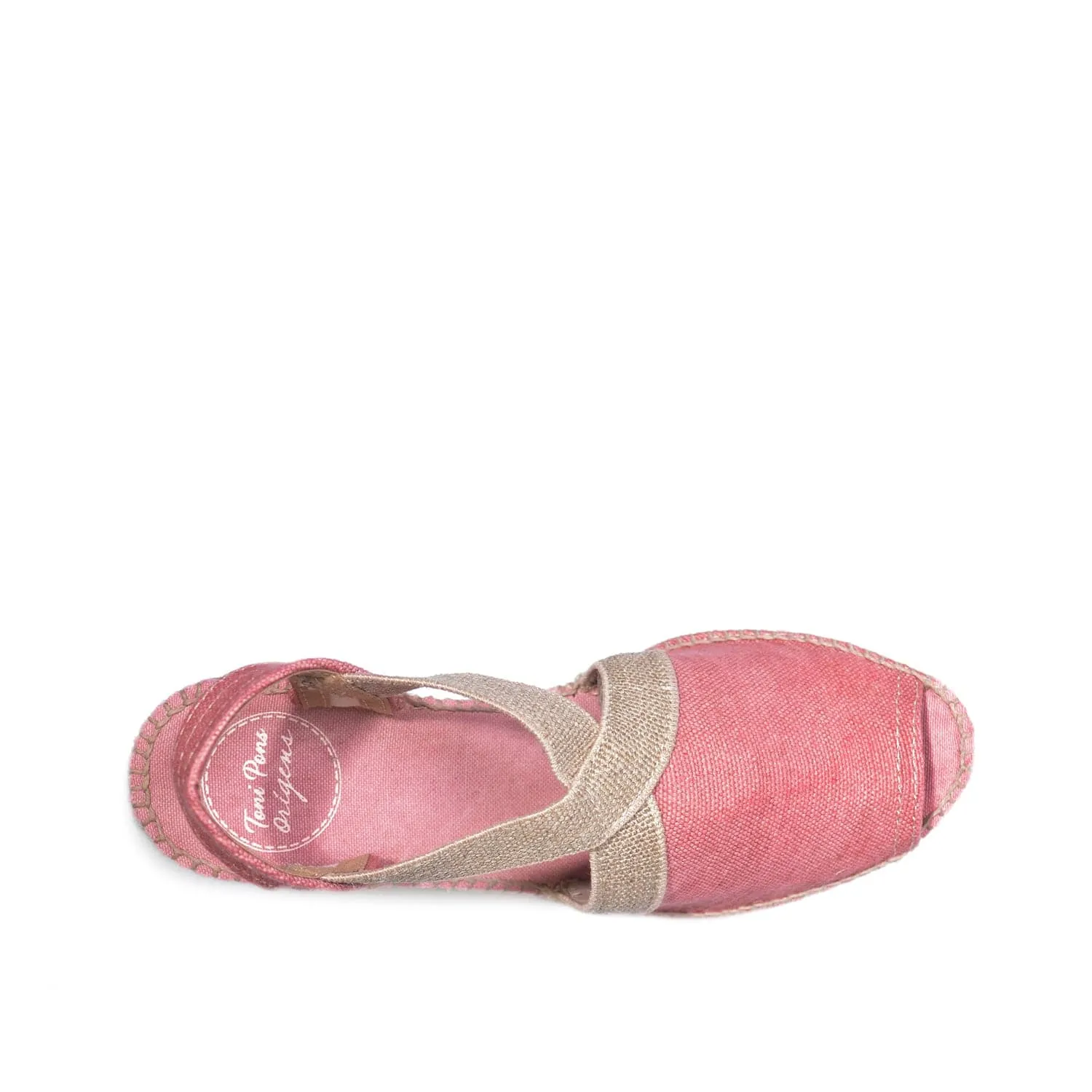 Plain Canvas Wedge Espadrille for Women - Breda-V