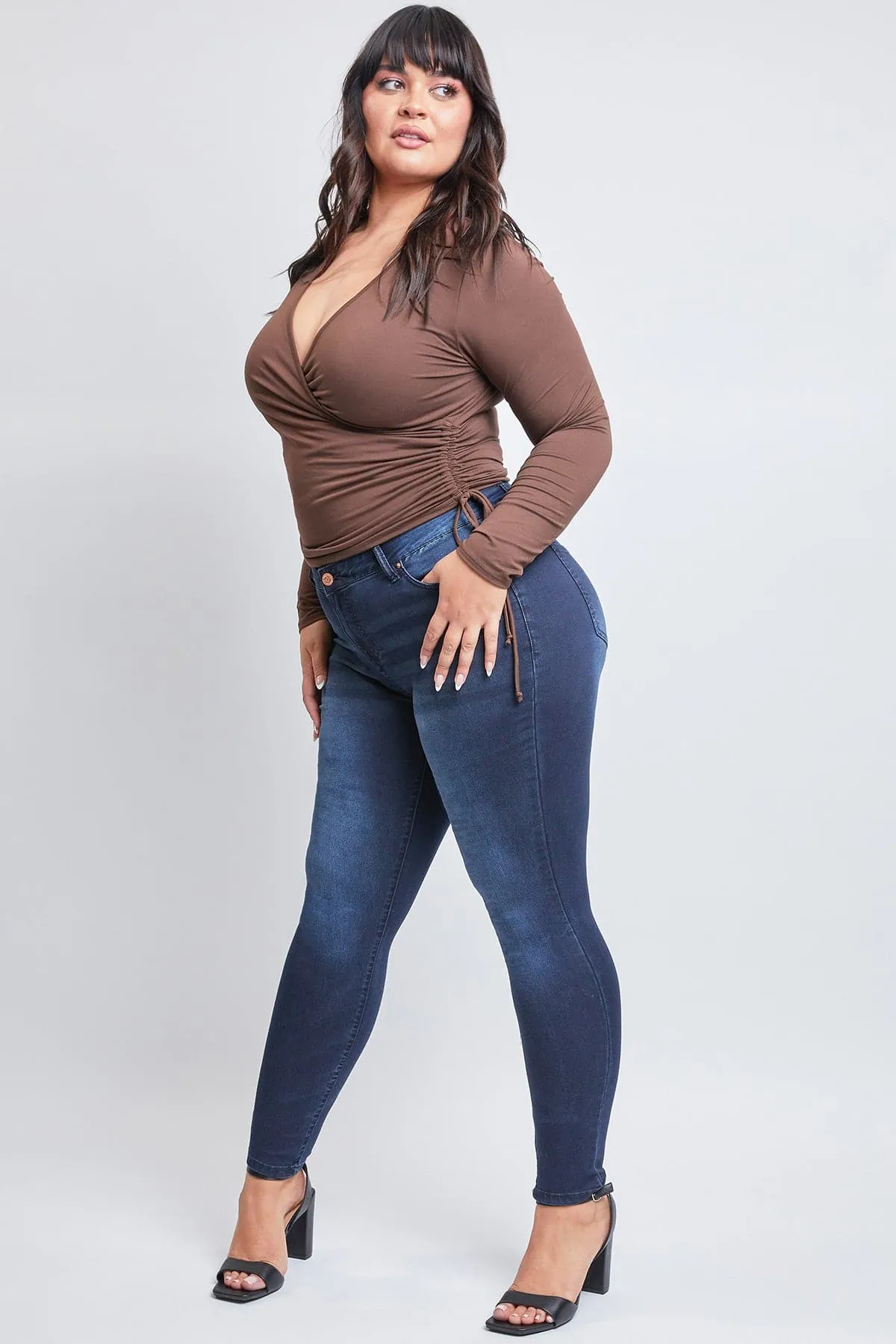 Plus Size Women's Essential HyperDenim Skinny Jeans