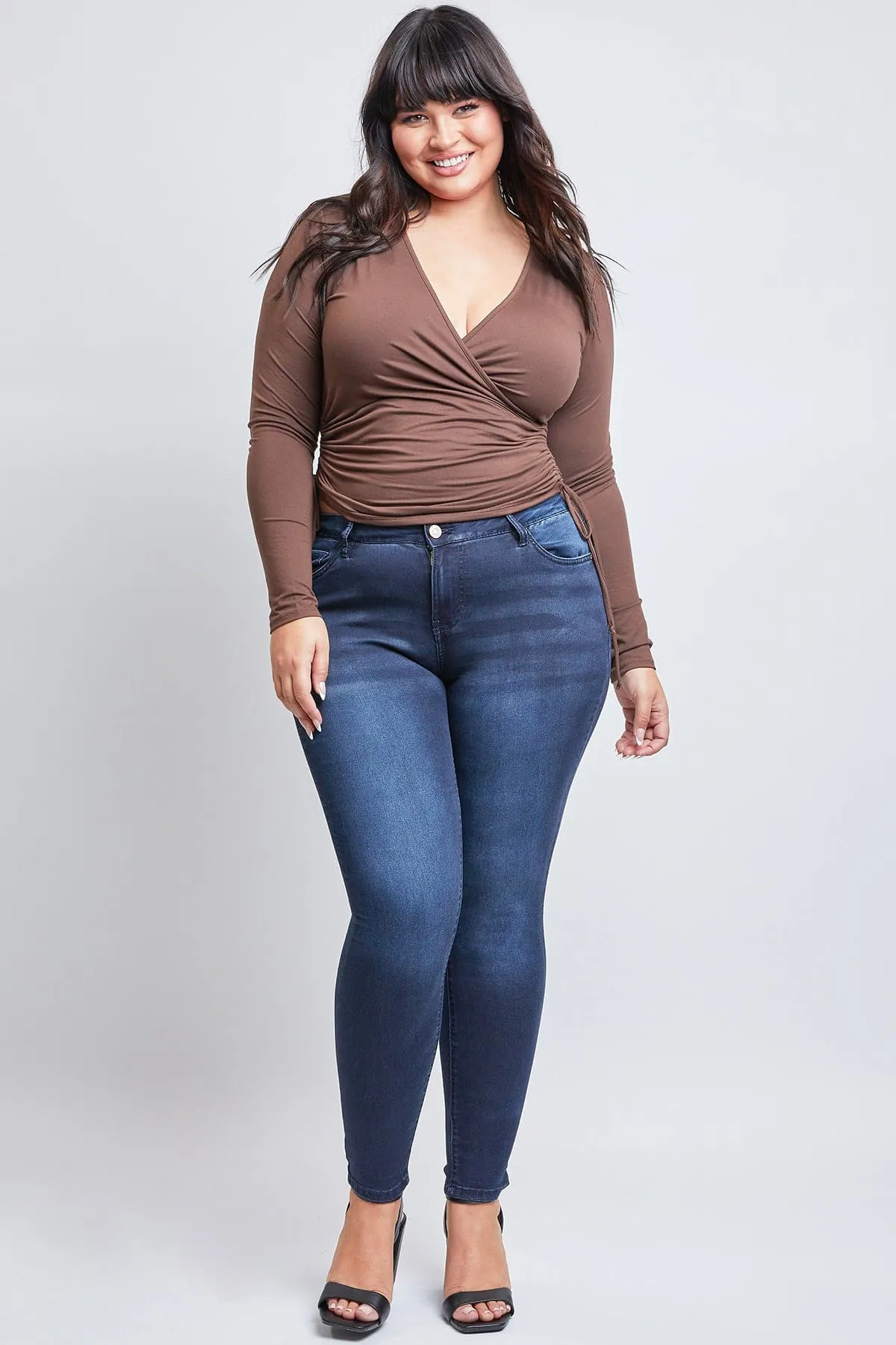 Plus Size Women's Essential HyperDenim Skinny Jeans