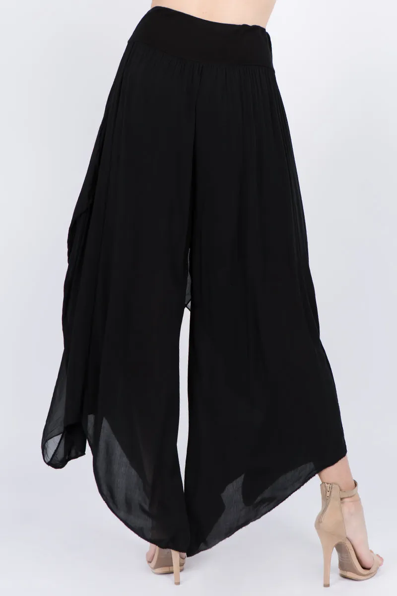 Raw Moda Silk Pants Skirt