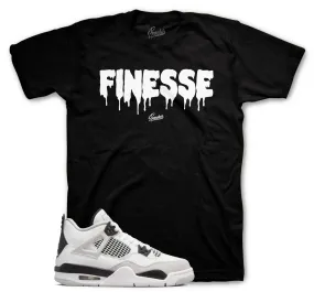 Retro 4 Military Black Shirt - Finesse - Black