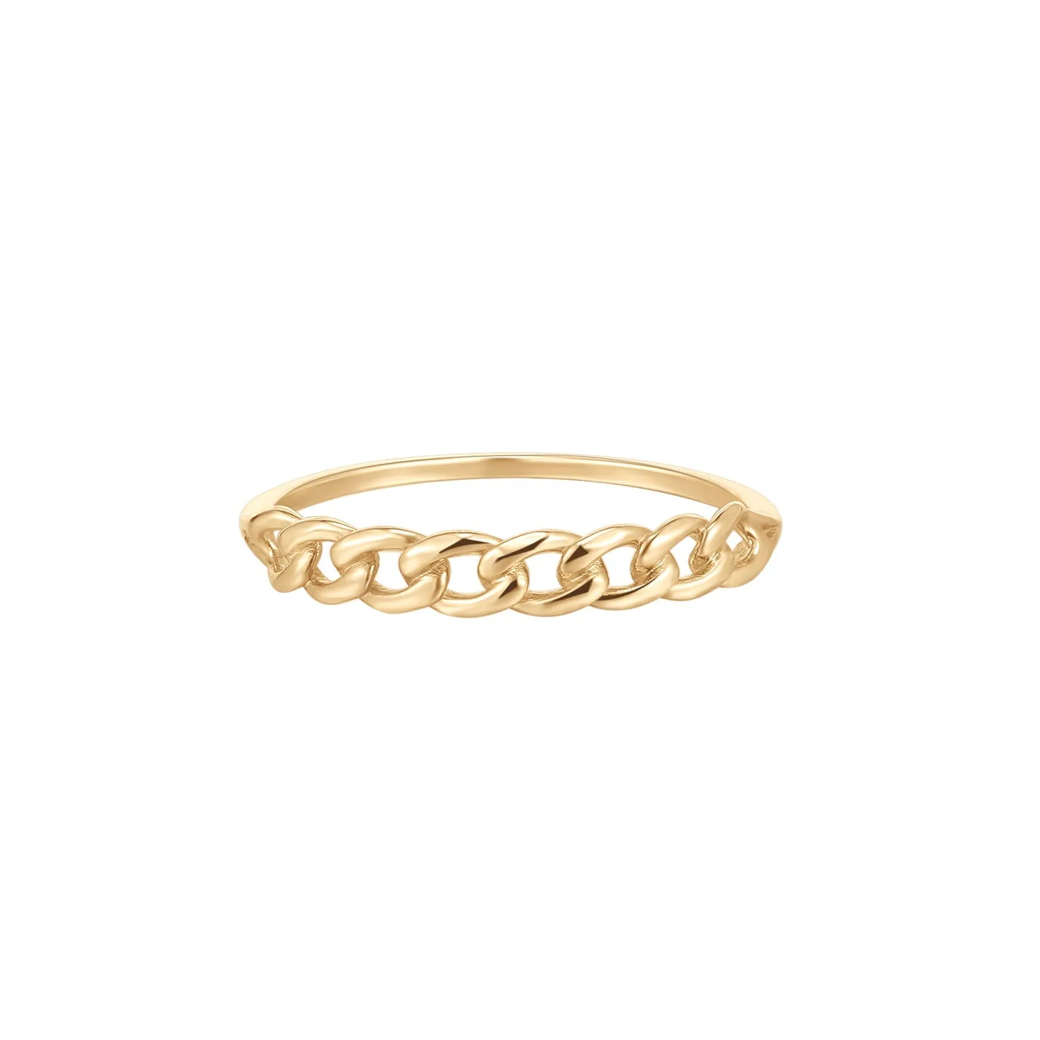 RION x Buddha Jewelry Gold Chain Finger Ring