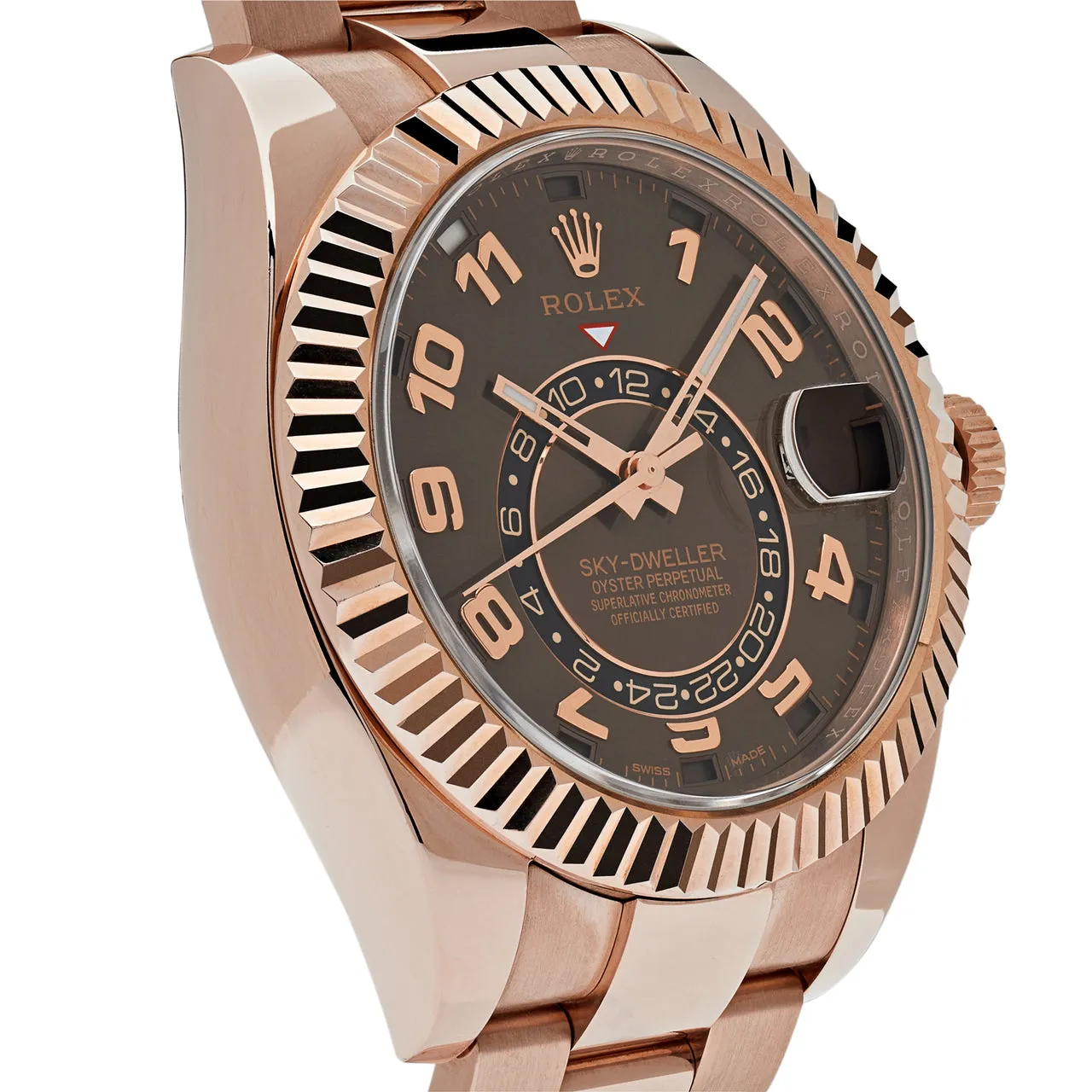 Rolex Sky-Dweller Chocolate Rose Gold 326935 42mm (2018)