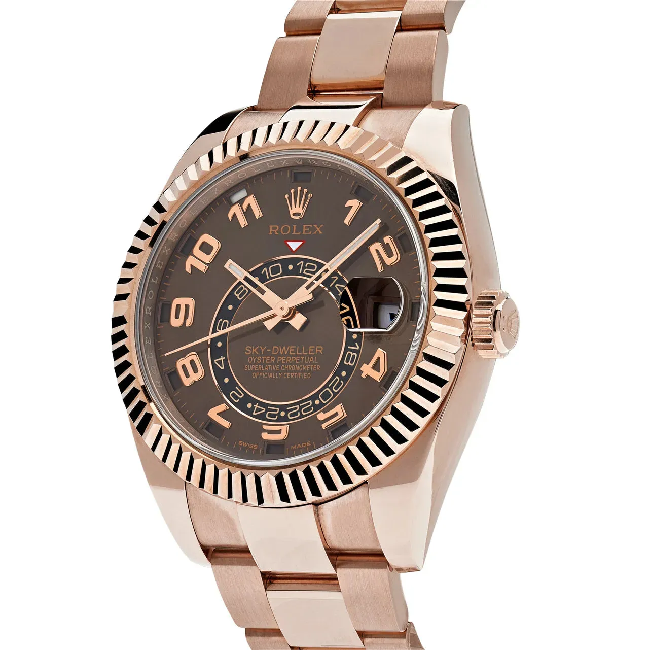 Rolex Sky-Dweller Chocolate Rose Gold 326935 42mm (2018)