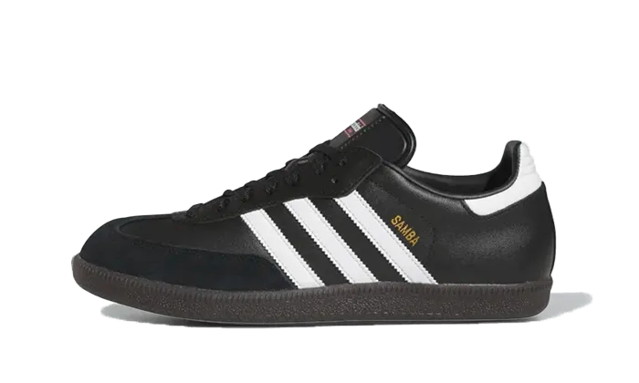 Samba Leather Black White