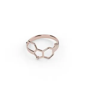 serotonin ring | 14K solid rose gold