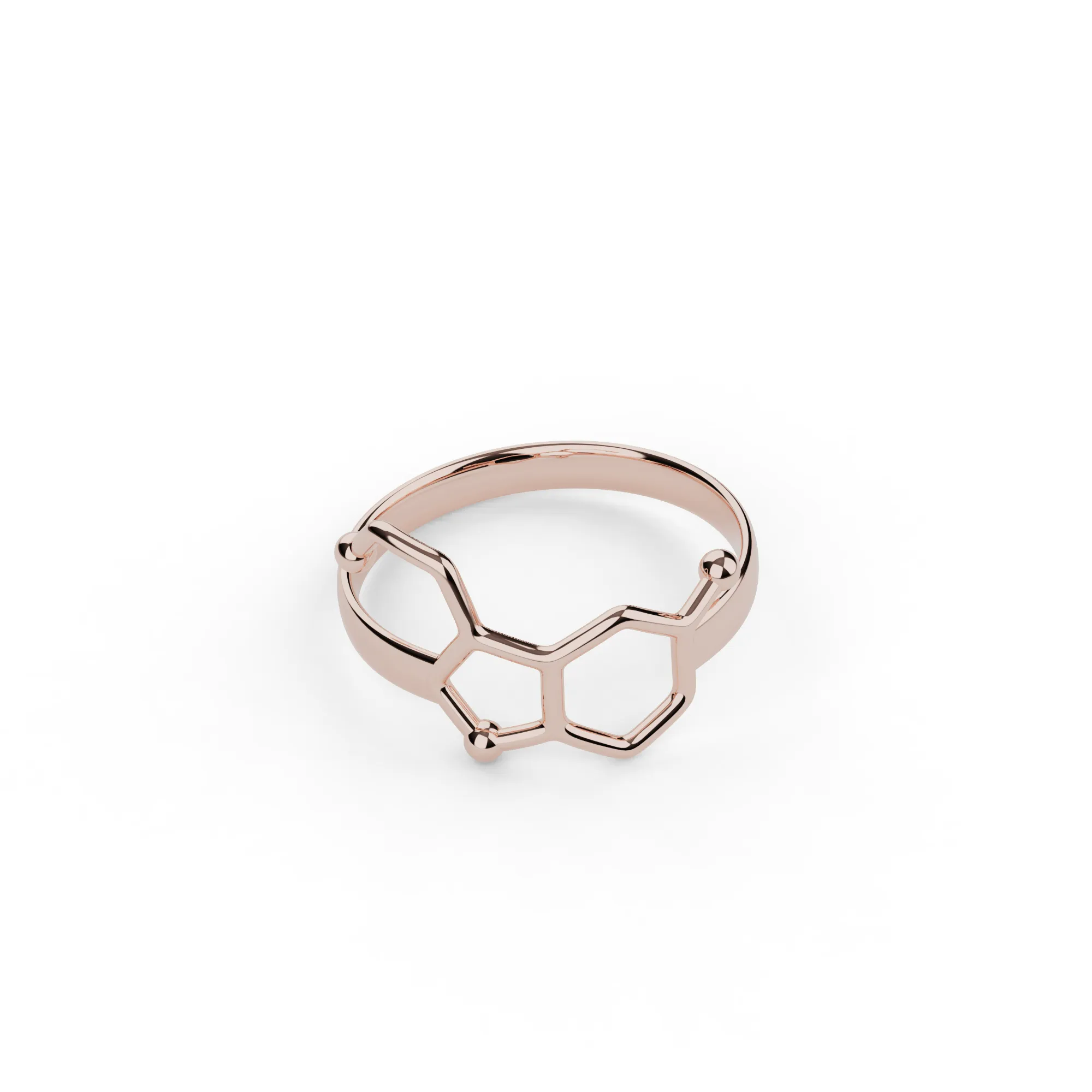 serotonin ring | 14K solid rose gold