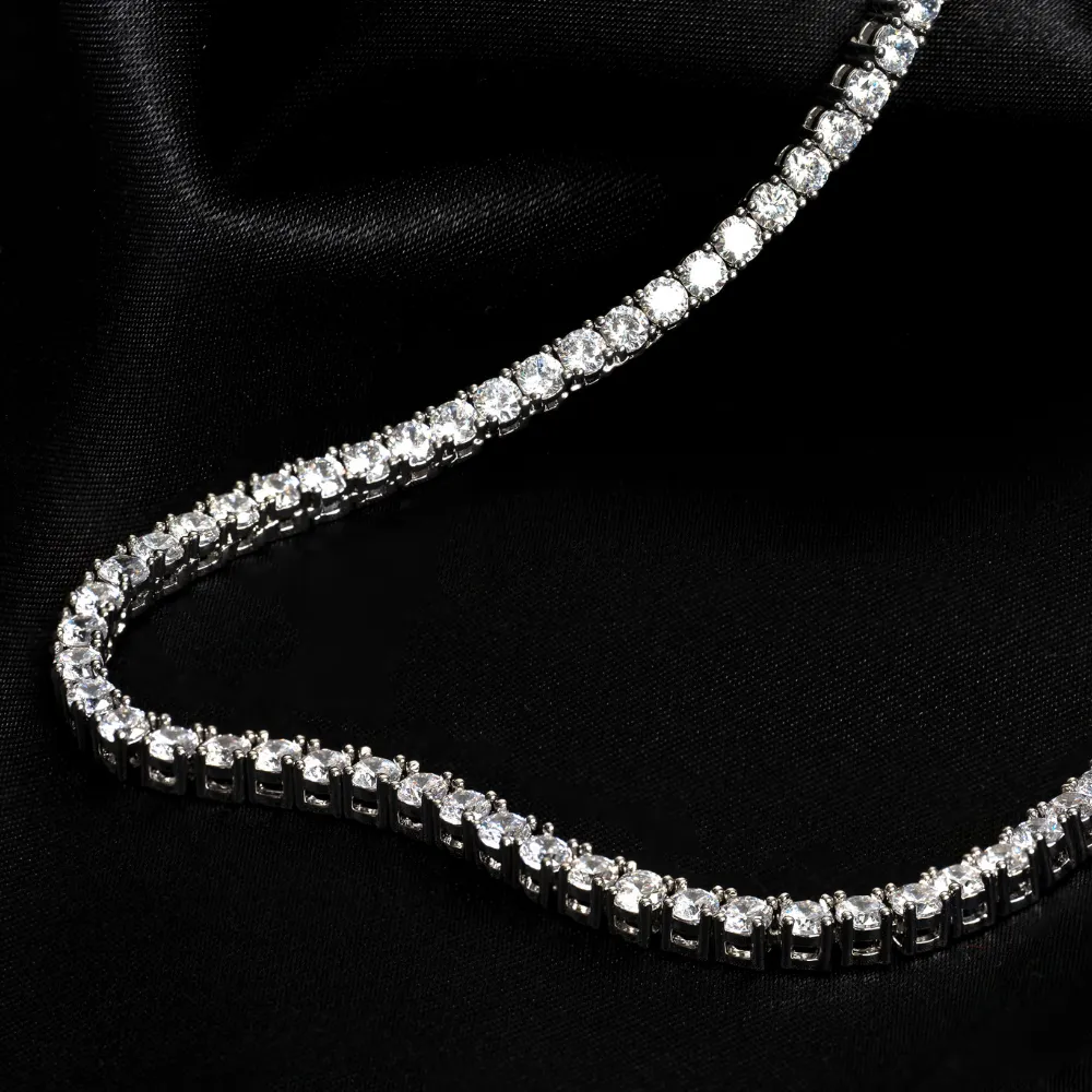 Silver Tennis Bracelet Chain (3MM)