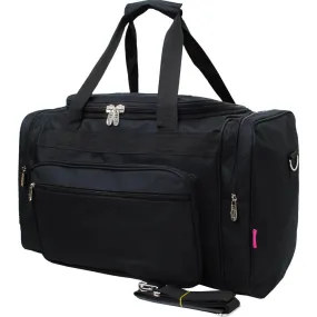 Solid Black  NGIL Canvas 20 Duffle Bag