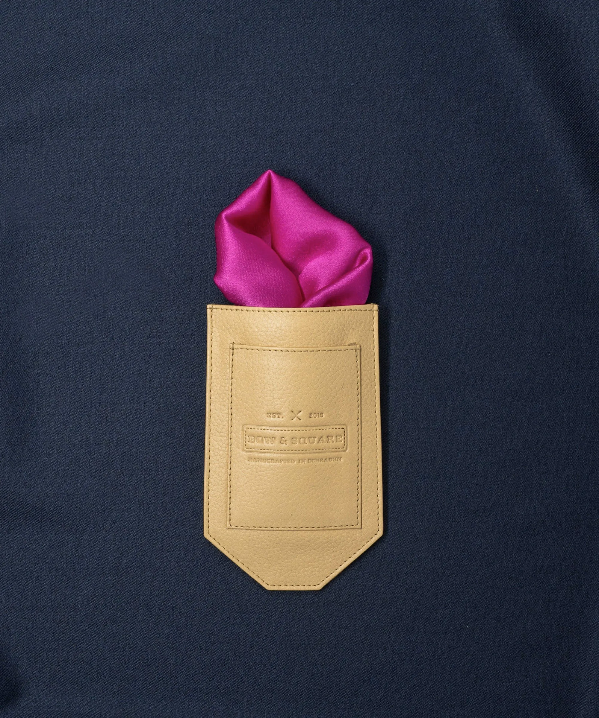 Sun & Sand Solid Pink Pocket Square