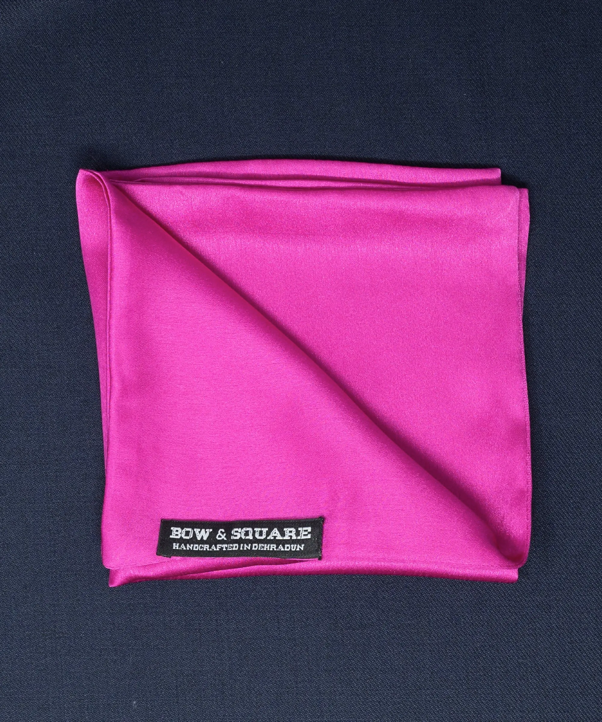 Sun & Sand Solid Pink Pocket Square