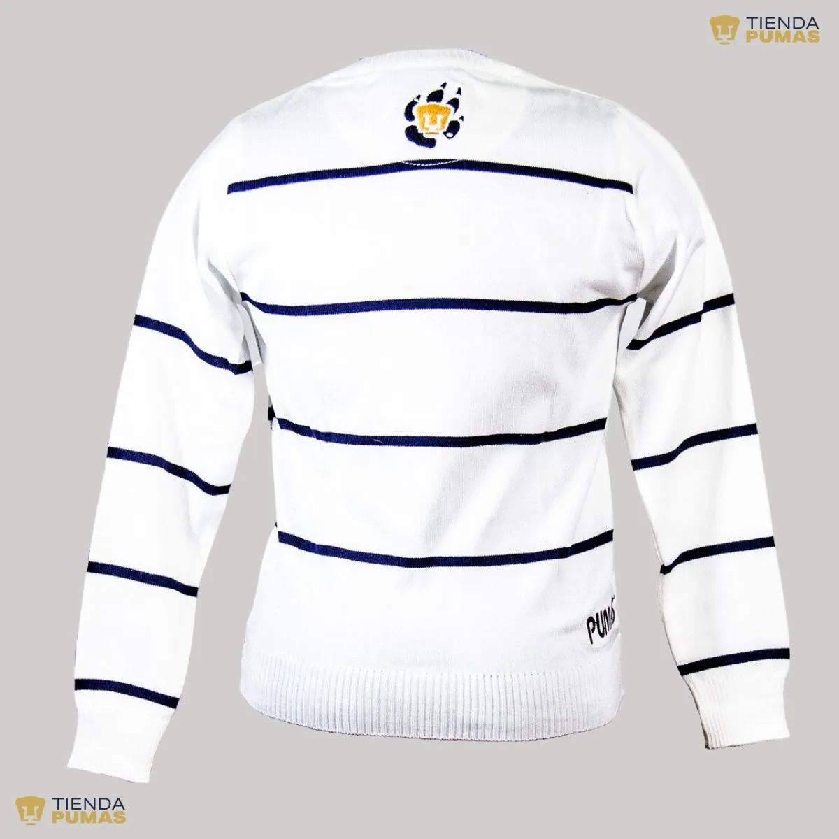 Suéter blanco unisex nio nia Universitario UNAM Pumas