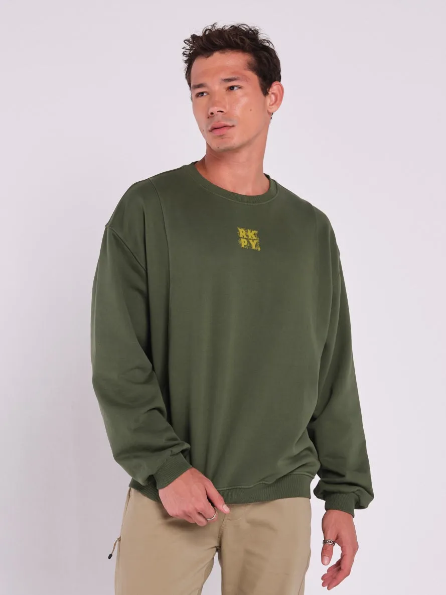 Sweatshirt Unisex in Khaki Callista