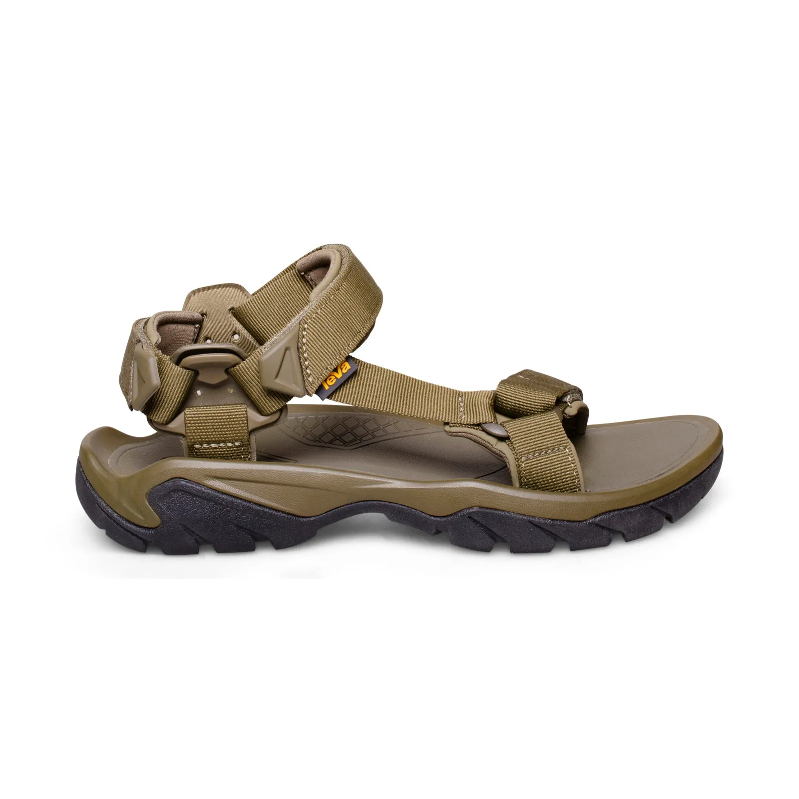 Teva Fi 5 Flooded Dark Olive Sandals - Men's