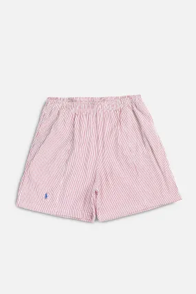 Unisex Rework Oxford Boxer Shorts - L