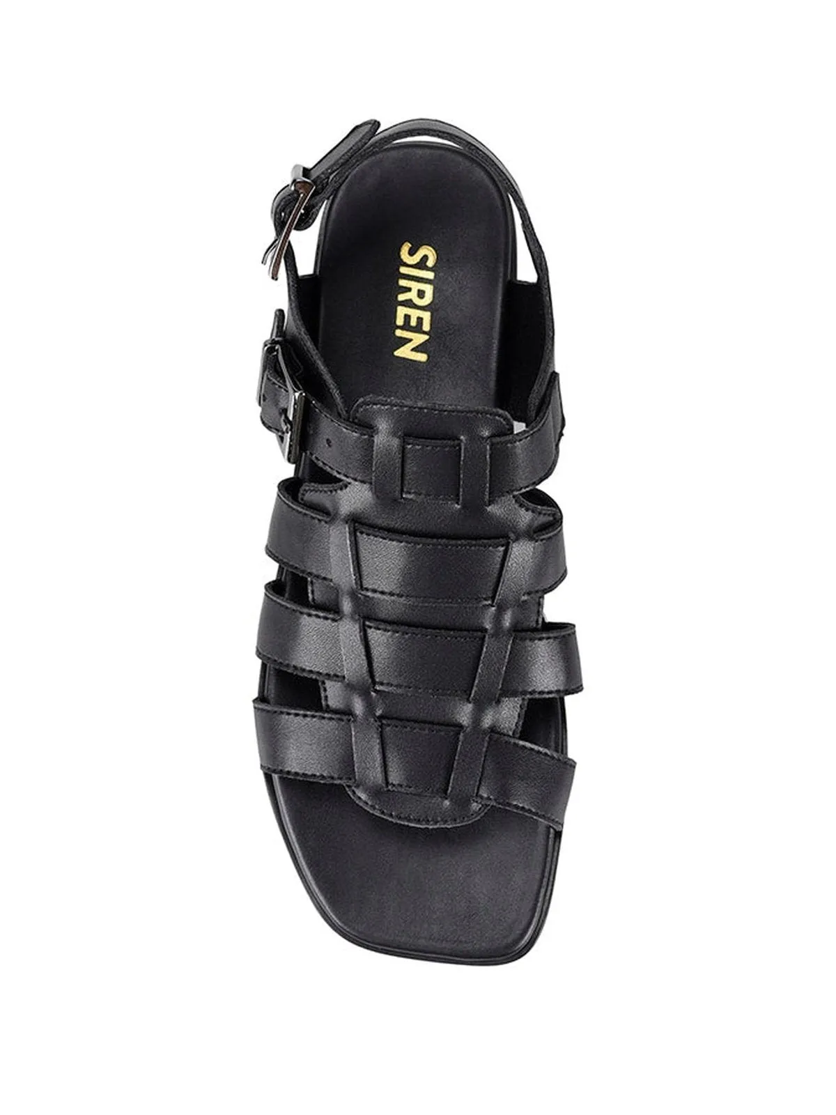 Valerie Caged Sandals - Black