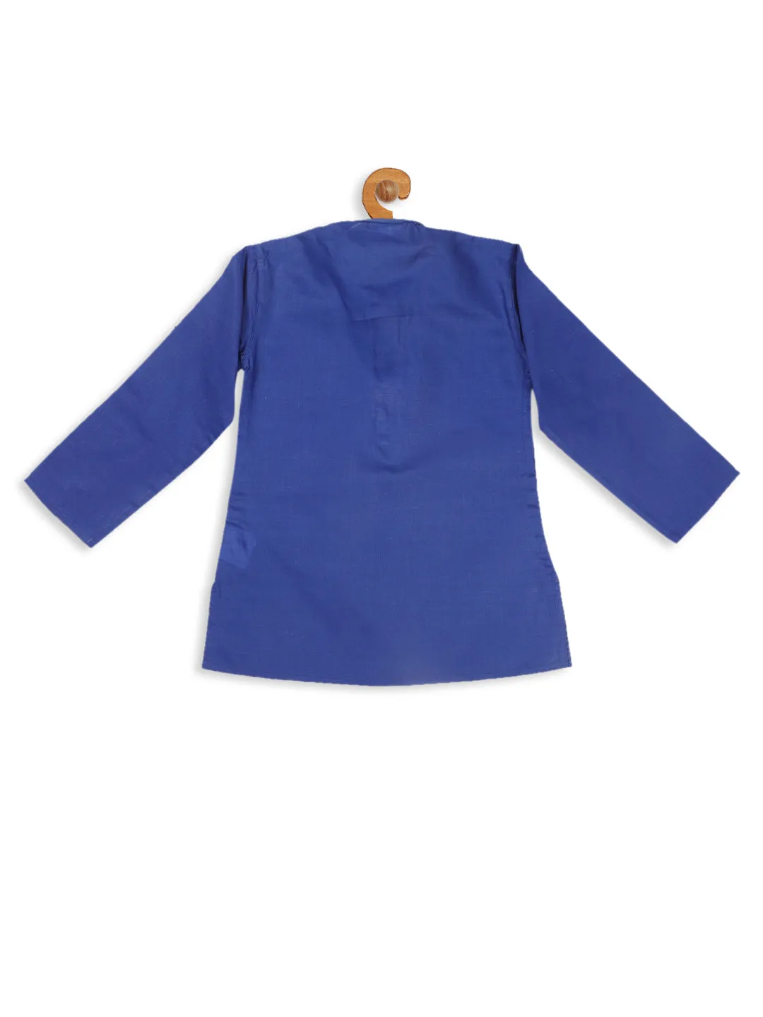 VASTRAMAY Boy's Blue Kurta