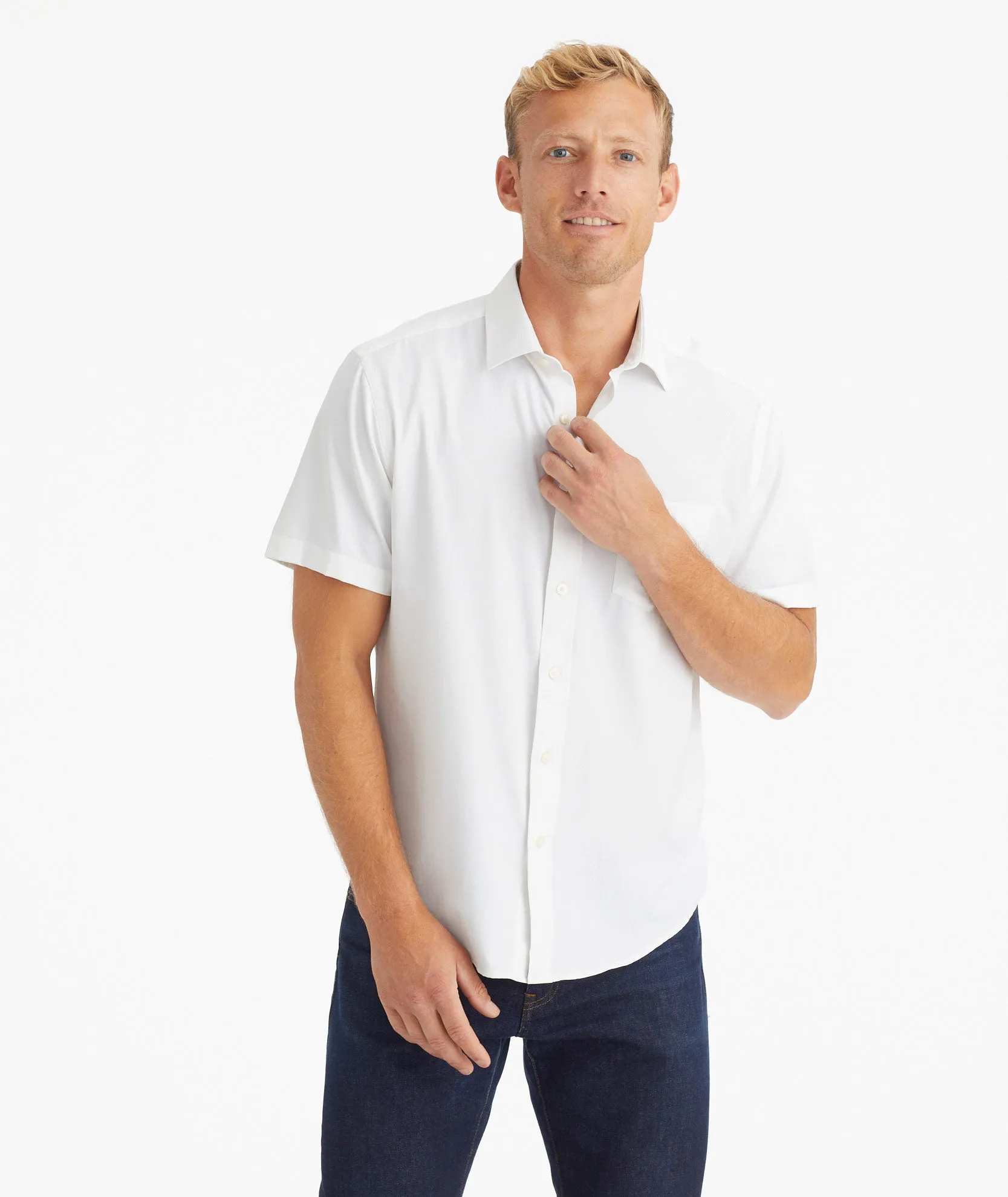 Wrinkle-Free Performance Short-Sleeve Gironde Shirt